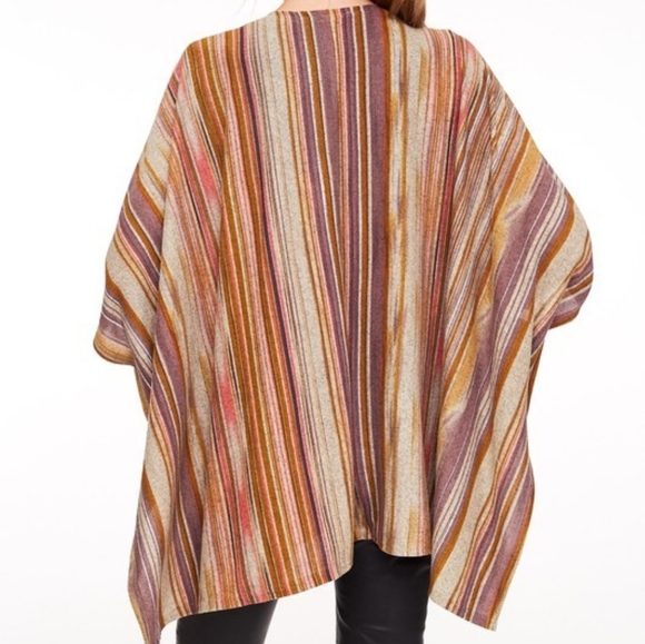 Striped color block knit cardigan with pockets - Picture 7 of 8